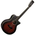 Tanglewood TW6-12CE Winterleaf 12 String Electro Acoustic Autumn Vintage Burst Gloss
