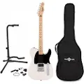 Squier Sonic Esquire H Arctic White & Accessory Pack by Gear4music