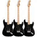Squier Sonic Stratocaster HSS MN Black pack of 3