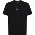 Karl Lagerfeld Karl Lagerfeldtil mænd. A3M17029 T-shirt med sort grafik (L), Casual, Korte ærmer, Økologisk bomuld, Bæredygtig