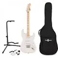 Squier Sonic Stratocaster HT Arctic White w/ Gig Bag & Accessory Pack
