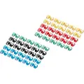 Digitus Color Clips Mixed Colors (black/green/red/blue/yellow) 100pcs For Patch Cable
