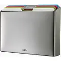 Joseph Joseph Skærebræt FOLIO 60213 34 x 24 cm, sæt med 4 stk, plast/rustfrit stål, Joseph Joseph