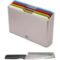 Joseph Joseph Skærebræt FOLIO 98995 30 x 20 cm, sæt med 4 stk + køkkenkniv, plast, Joseph Joseph