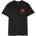Santa Cruz Classic Dot Chest T-shirt sort