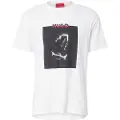 Hugo Boss HUGOtil mænd. 50542734 T-shirt Dobermann print hvid (XL), Casual, Bomuld, Korte ærmer