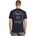 G-Star G-Startil mænd. D26047-C336-C742 Back Graphic Arch Ribbed T-shirt navy (XL), Casual, Korte ærmer, Økologisk bomuld, Bæredygtig, Blå