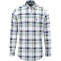 Fynch&Hatton Colorful Combi Checks Kortærmet Skjorte