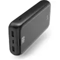 Hama Power Pack "Performance 24" 24000 mAh 2x USB-A 1x USB-C Anthracite Powerbank - Sort - 24000 mAh