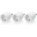 Deltaco Kontakt, Wi-Fi 2,4GHz, 1xCEE 7/3, 10A, timer, 220-240V, 3-pak, hvid