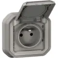 Legrand Planforsænket Plexo-stikprop 230v