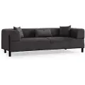 Hannah Home - Sofa med 3 sæder Gio - Grå - 3-pers. sofaer - - Homeroom