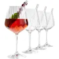 Nachtmann - Gin & Tonic-glas med sugerør Tastes Good 64 cl, sæt i 5 dele - Transparent - Drinksglas & shotglas - - Homeroom