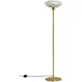 Dyberg Larsen - Gulvlampe DL31 opal - Messing - Gulvlamper - - Homeroom
