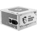 MSI MAG A850GL PCIE5 WHITE Strømforsyning - 850 Watt - 120 mm - ATX 3.0 - 80 Plus Gold certified