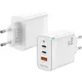 Aisens Asch-65w3p007-w Usb-c Vægoplader