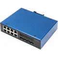 Digitus Dn-651161 Netværksswitch Administreret L2/l3 Gigabit Ethernet (10/100/1000) Strøm Over Ethernet (poe) Sort, Blå