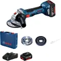 Bosch 125mm Gws 180-li 2x4 0ah Vinkelsliber