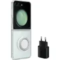 Samsung Galaxy Z Flip5 Starter Pack (Clear Gadget Case + TA800 Charger)