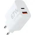 Xtorm 67W GaN2 Ultra Hjemmeoplader USB-C PD/USB-A White