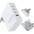 Xtorm 140W GaN-Ultra Rejseoplader/USB-C PD kabel White