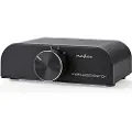 Nedis 4-indgangs Analog Lydkontakt 3.5 Mm/rca Til Rca Manuel Metal