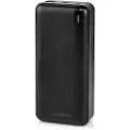 Nedis UPBKPD30000BK power bank Powerbank - Sort - 30000 mAh