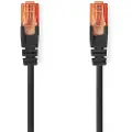 Nedis CCGL85200BK025 networking cable - Sort - 0.3 meter