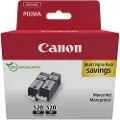 Canon Blækpatron sort 19ml, 2 stk pakning 2932B019 Modsvarer: N/A