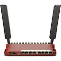 Mikrotik L009uigs-2haxd-in Trådløs Router Gigabit Ethernet Enkelt Band (2,4 Ghz) Rød