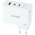 TooQ Tqwc-ganqc2pd100w Usb-c Og Usb-c Vægoplader 100w