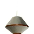 QAZQA Moderne pendellampe bronze med dobbelt velourskærm grøn - Combi 1