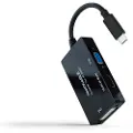 Nanocable Usb-c A Hdmi/dvi/vga 20 Cm Dokningsstation