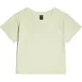 G-Star G-Startil kvinder. D26067-D601-C450 Åben V-hals afslappet T-shirt grøn (S), Casual, Korte ærmer, Økologisk bomuld, Bæredygtig
