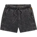 G-Star G-Startil kvinder. D26562-D575-H365 Shorts Overdyed Sweat sort (M), Casual, Økologisk bomuld, Bæredygtig