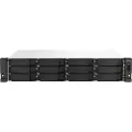 Qnap Ts-1264u-rp Nas Stativ (2u) Intel Celeron 8 Gb Ddr4 0 Tb Qnap Qts Aluminium, Sort