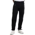 Replay Replaytil mænd. M9873A.000.84387 Joe cargo bukser sort (32/32), Casual, Bomuld