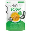 Schesir Cat Soup kylling med gulerod og græskar vådfoder til katte (poser)