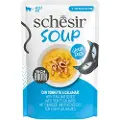 Schesir Cat Soup med tun og blæksprutte vådfoder til katte (poser)