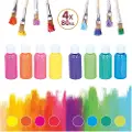 Artico Akrylmaling Neon 80ml 4-pak - Gul/Orange/Pink