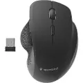 Gembird Ergonomic wireless optical mouse 6B-02 - Mus - Optisk - 6 knapper - Sort