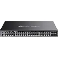 TP-LINK Omada Sg6654xhp Netværksswitch Administreret L3 Gigabit Ethernet (10/100/1000) Strøm Over Ethernet (poe) 1u Sort