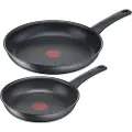 Tefal Easy chef Frypan set 22 & 28 cm