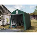 TOOLPORT 2,4x3,6m, Garagetelt, PE-teltdug, mørkegrøn