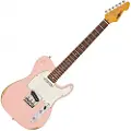 Gear4Music Knoxville Select Legacy Guitar fra Soft Pink