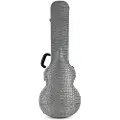 Gear4Music Deluxe Formtilpasset Elektrisk Guitarkuffert fra Gear4music - Sølv