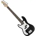 Gear4Music 3/4 LA Venstrehånds Basguitar fra Sort