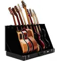Gear4Music Rack-case til 8 Guitarer fra Gear4music Sort