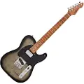 Gear4Music Knoxville Select Elektrisk Guitar HS fra Trans Black