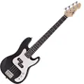 Gear4Music 3/4 LA Basguitar fra Sort